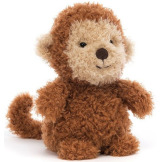 MAŁA MAŁPKA brązowa przytulanka 18 cm Little Monkey Jellycat 0+