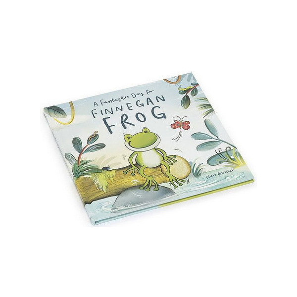 A FANTASTIC DAY OF FINNEGAN FROG książka w twardej okładce w języku angielskim Jellycat