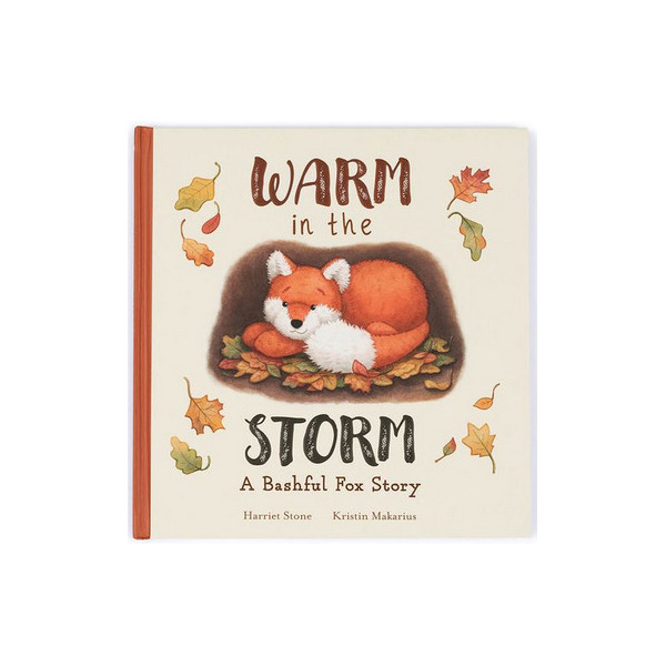 WARM IN THE STORM książka w twardej okładce w języku angielskim Jellycat