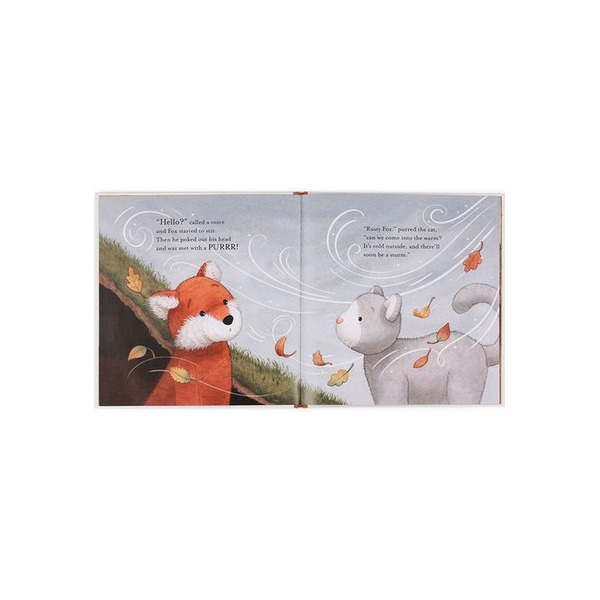 WARM IN THE STORM książka w twardej okładce w języku angielskim Jellycat