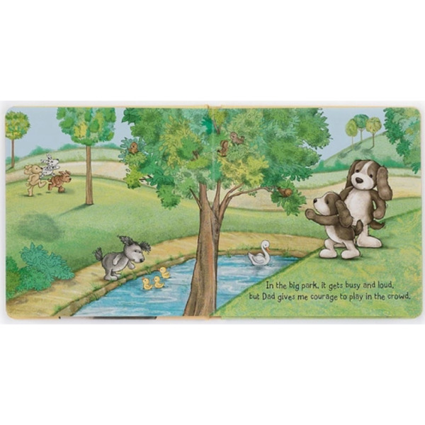 MY DAD AND ME książeczka kartonowa w języku angielskim Jellycat