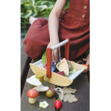 LEŚNY KOSZYK ODKRYWCY drewniany zestaw kreatywny Tender Leaf Toys 3+