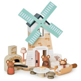 MŁYN Z MYSZKAMI drewniane figurki z akcesoriami do zabawy Tender Leaf Toys 3+