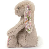 KRÓLICZEK beżowa przytulanka z kwiecistymi uszami Blossom Petal Bunny 18 cm Jellycat 0+