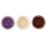 NATURALNA CIASTOLINA W SŁOICZKACH zestaw TRIO: fioletowy, biały, brązowy 3 x 125 ml ChildGen 3+