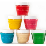 NATURALNA CIASTOLINA W SŁOICZKACH zestaw 6 kolorów 6 x 125 ml ChildGen 3+