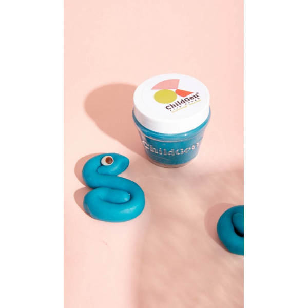 NATURALNA CIASTOLINA W SŁOICZKACH zestaw 6 kolorów 6 x 125 ml ChildGen 3+