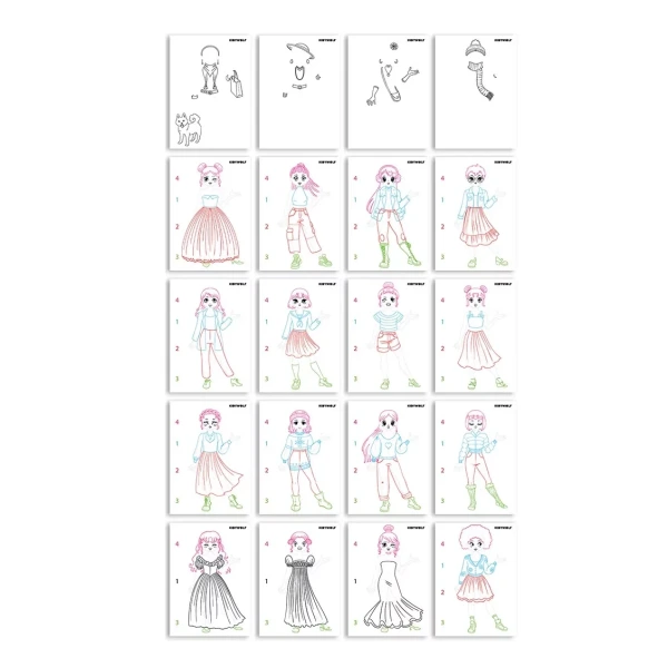 MODA podświetlany tablet rysunkowy do nauki pisania i rysowania KIDYDRAW-PRO - różowy Fashion Kidywolf 5+