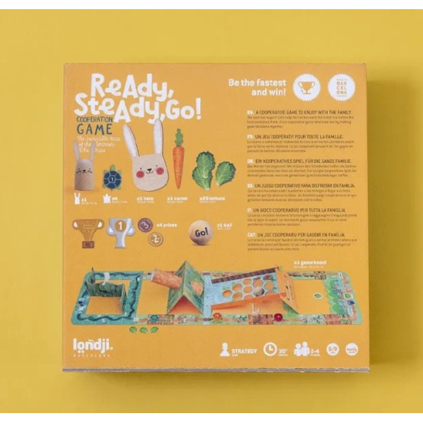 GOTOWI DO STARTU! gra kooperacyjna Ready Steady Go Londji 5+