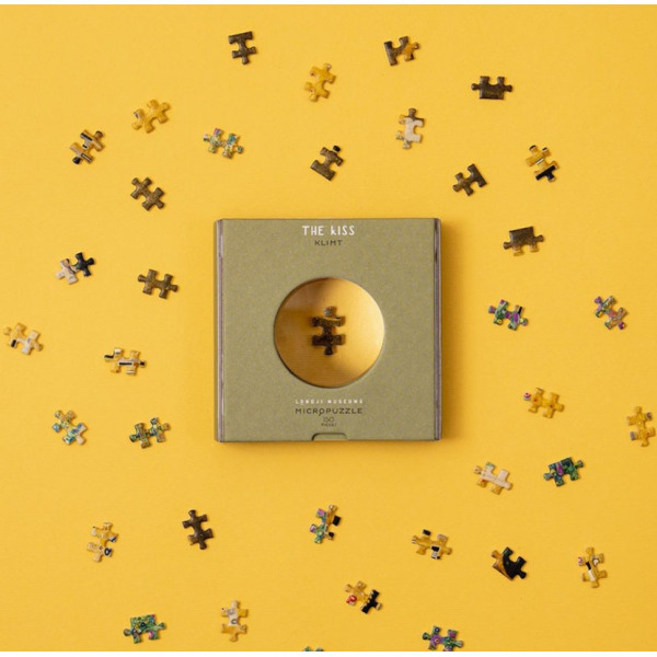 POCAŁUNEK Klimt puzzle tekturowe mikro 150 el. The Kiss Londji
