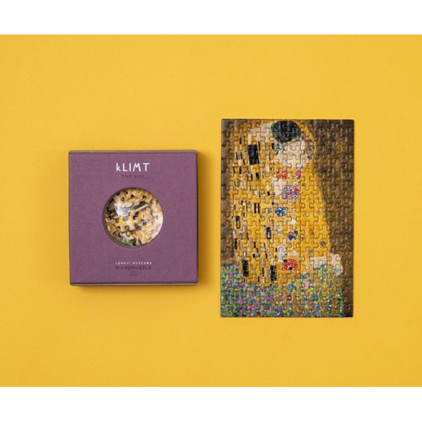 POCAŁUNEK Klimt puzzle tekturowe mikro 150 el. The Kiss Londji