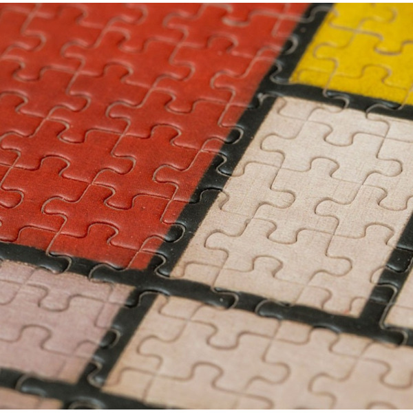 KOMPOZYCJA Mondrian puzzle tekturowe mikro 150 el. Composition Londji