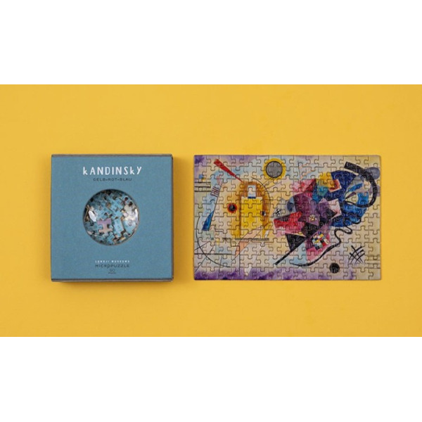Gelb-Rot-Blau Kandinsky puzzle tekturowe mikro 150 el. Londji