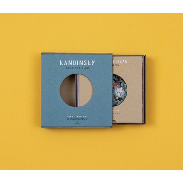 Gelb-Rot-Blau Kandinsky puzzle tekturowe mikro 150 el. Londji