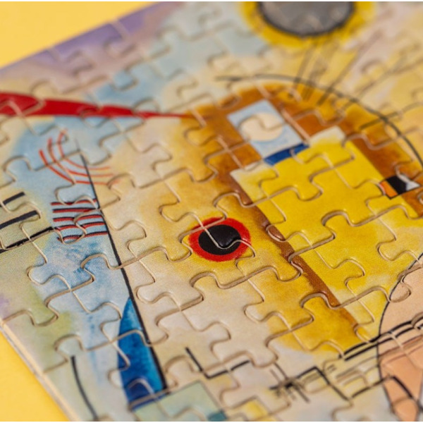Gelb-Rot-Blau Kandinsky puzzle tekturowe mikro 150 el. Londji