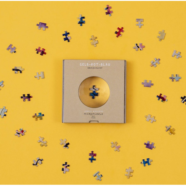 Gelb-Rot-Blau Kandinsky puzzle tekturowe mikro 150 el. Londji