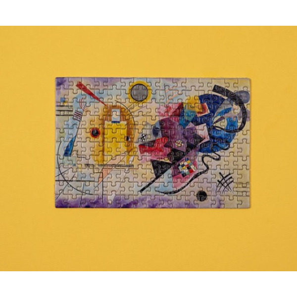 Gelb-Rot-Blau Kandinsky puzzle tekturowe mikro 150 el. Londji