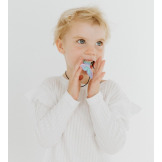 SYRENKA sensoryczny wisiorek silikonowy gryzak terapeutyczny antystresowy naszyjnik Jellystone 3+