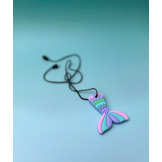 SYRENKA sensoryczny wisiorek silikonowy gryzak terapeutyczny antystresowy naszyjnik Jellystone 3+