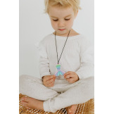 SYRENKA sensoryczny wisiorek silikonowy gryzak terapeutyczny antystresowy naszyjnik Jellystone 3+