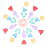 Mindful Mandala VIVID silikonowe elementy do zabaw sensorycznych Jellystone 3+