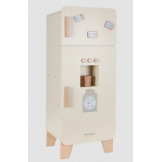 DREWNIANA LODÓWKA z akcesoriami edycja limitowana zabawa w dom, kuchnię i gotowanie FSC Little Dutch 3+