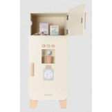 DREWNIANA LODÓWKA z akcesoriami edycja limitowana zabawa w dom, kuchnię i gotowanie FSC Little Dutch 3+