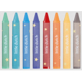 KREDKI WOSKOWE zestaw 8 kolorów Jim & Friends Little Dutch 2+