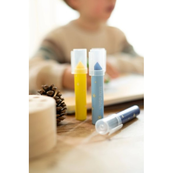 GRUBE MARKERY zestaw 8 kolorów Jim & Friends Little Dutch 2+