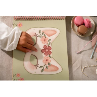 ZESZYT kreatywne wycinanki z nożyczkami Rosa & Friends Little Dutch 3+