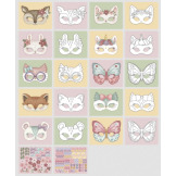 ZESZYT kreatywne wycinanki z nożyczkami Rosa & Friends Little Dutch 3+