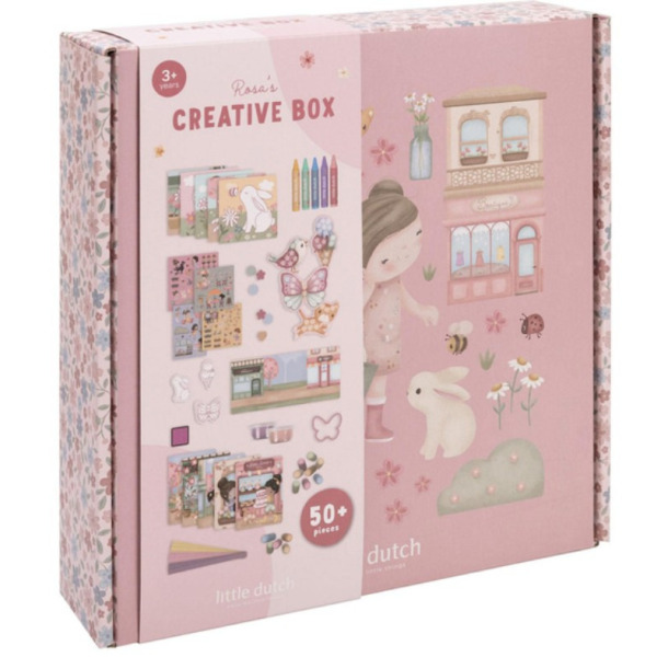 KREATYWNE PUDEŁKO XL zestaw aktywności Rosa & Friends Little Dutch 3+