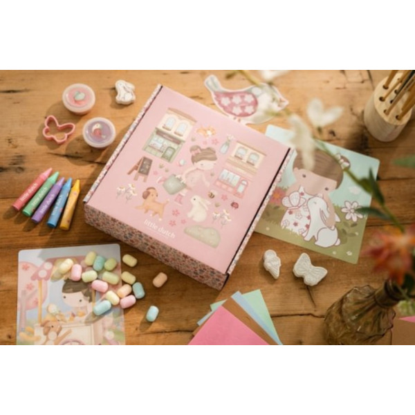 KREATYWNE PUDEŁKO XL zestaw aktywności Rosa & Friends Little Dutch 3+