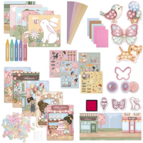 KREATYWNE PUDEŁKO XL zestaw aktywności Rosa & Friends Little Dutch 3+