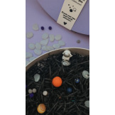 GALAKTYKA wkład do tacki sensorycznej Play Tray silikonowe elementy do zabaw sensorycznych Jellystone 3+