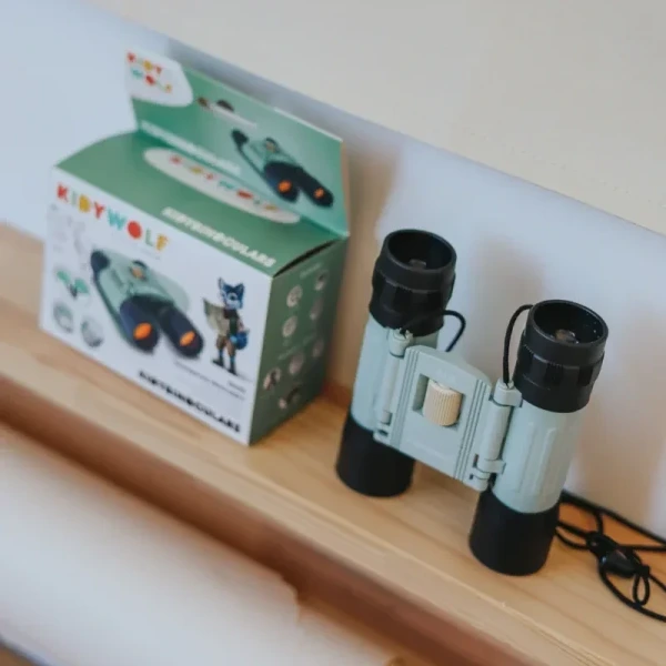 Zielona lornetka dla dzieci KIDYBINOCULAR 10x25 Kidywolf 3+
