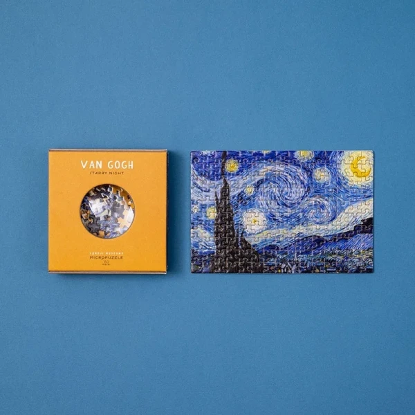GWIAŹDZISTA NOC Van Gogh puzzle tekturowe mikro 150 el. Starry Night Londji