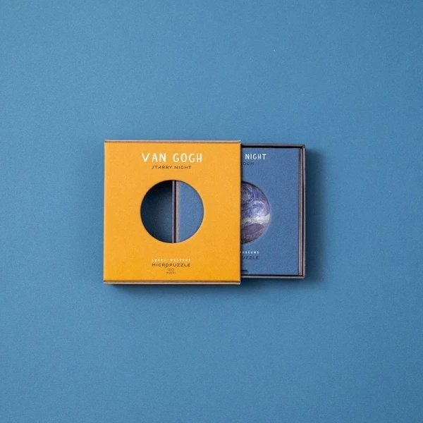 GWIAŹDZISTA NOC Van Gogh puzzle tekturowe mikro 150 el. Starry Night Londji