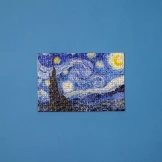 GWIAŹDZISTA NOC Van Gogh puzzle tekturowe mikro 150 el. Starry Night Londji