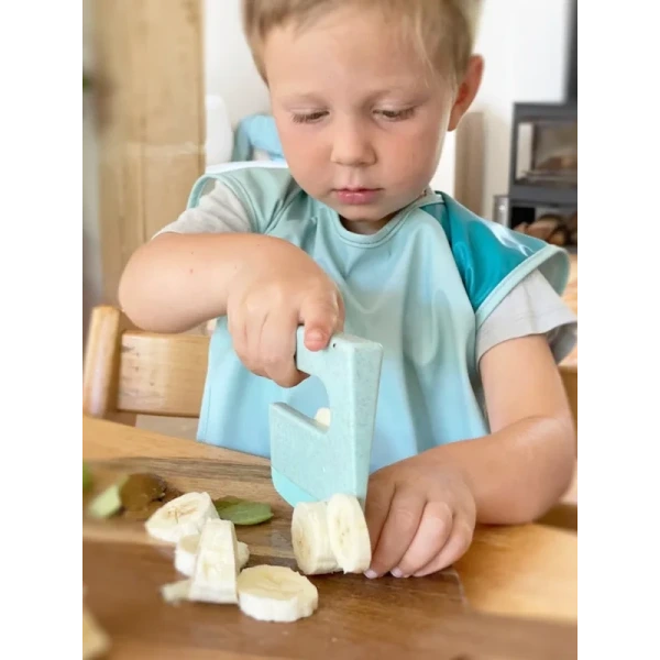 KLYV bezpieczny nóż dla dzieci limonkowy Kaffir Lime 2+