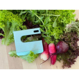 KLYV bezpieczny nóż dla dzieci jasnoniebieski Aqua 2+