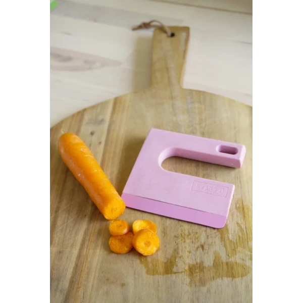 KLYV bezpieczny nóż dla dzieci różowy Orchid Rose 2+