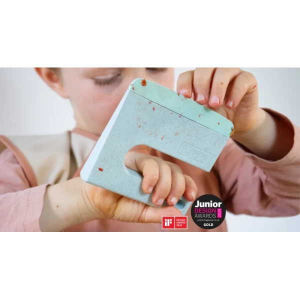 KLYV bezpieczny nóż dla dzieci różowy Orchid Rose 2+