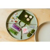 ZACZAROWANY OGRÓD wkład do tacki sensorycznej Play Tray silikonowe elementy do zabaw sensorycznych Jellystone 3+