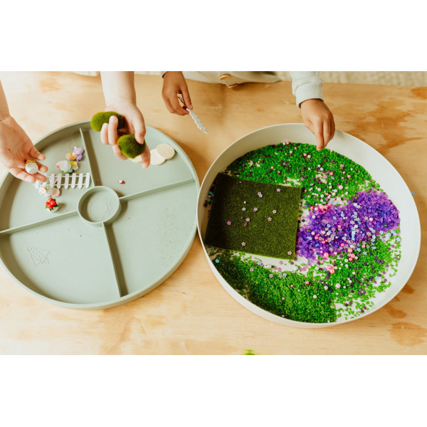 ZACZAROWANY OGRÓD wkład do tacki sensorycznej Play Tray silikonowe elementy do zabaw sensorycznych Jellystone 3+