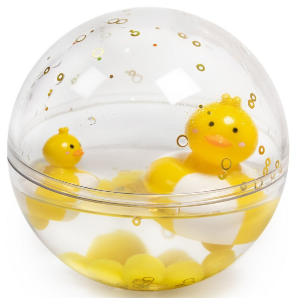 KACZUSZKA kula sensoryczna do zabawy w kąpieli Happy Bubbles Petit Boum 1+