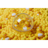 KACZUSZKA kula sensoryczna do zabawy w kąpieli Happy Bubbles Petit Boum 1+