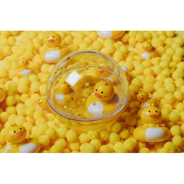 KACZUSZKA kula sensoryczna do zabawy w kąpieli Happy Bubbles Petit Boum 1+
