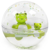 ŻABA kula sensoryczna do zabawy w kąpieli Happy Bubbles Petit Boum 1+