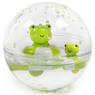 ŻABA kula sensoryczna do zabawy w kąpieli Happy Bubbles Petit Boum 1+
